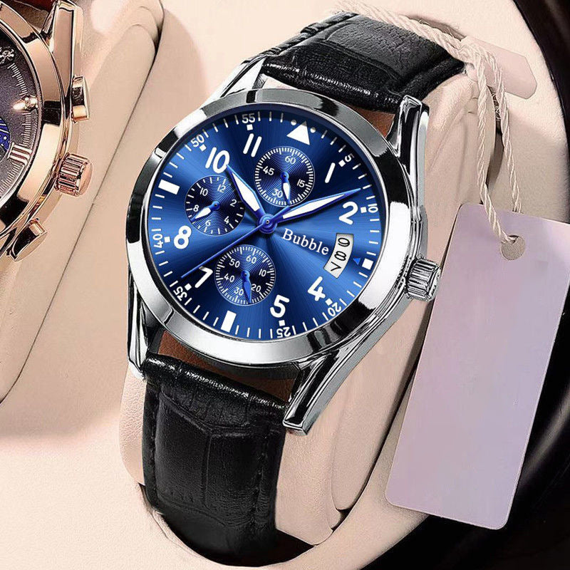 Fully Automatic Quartz Luminous Waterproof Digital Six-Hand Mens Watch - Zentrova Fully Automatic Quartz Luminous Waterproof Digital Six-Hand Mens Watch - Zentrova